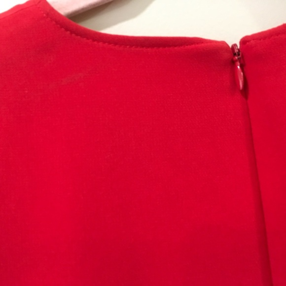 Cinq à Sept Red Ruffle Mini Dress - Picture 8 of 8